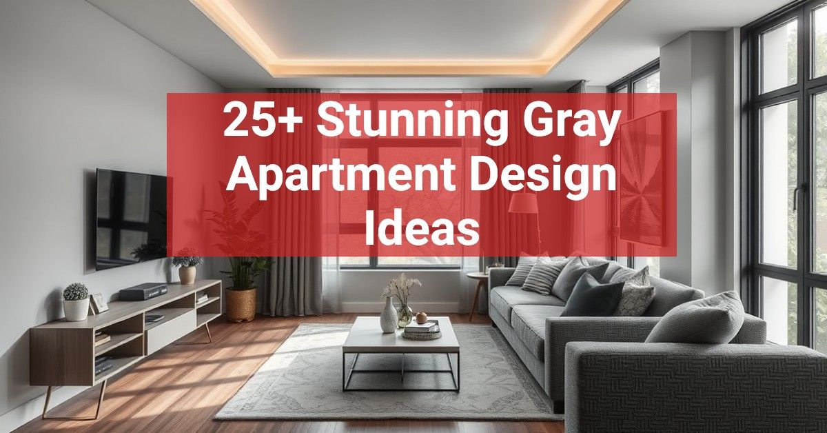 25+ Stunning Gray Apartment Design Ideas