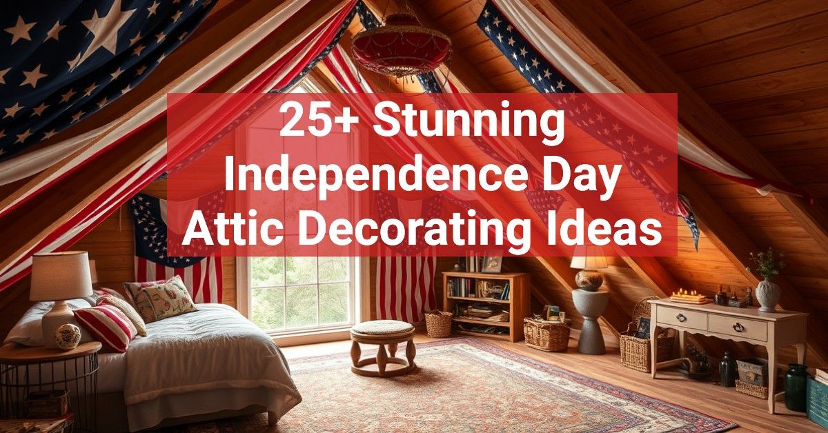 25+ Stunning Independence Day Attic Decorating Ideas