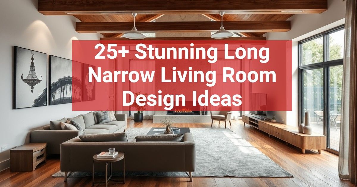 25+ Stunning Long Narrow Living Room Design Ideas