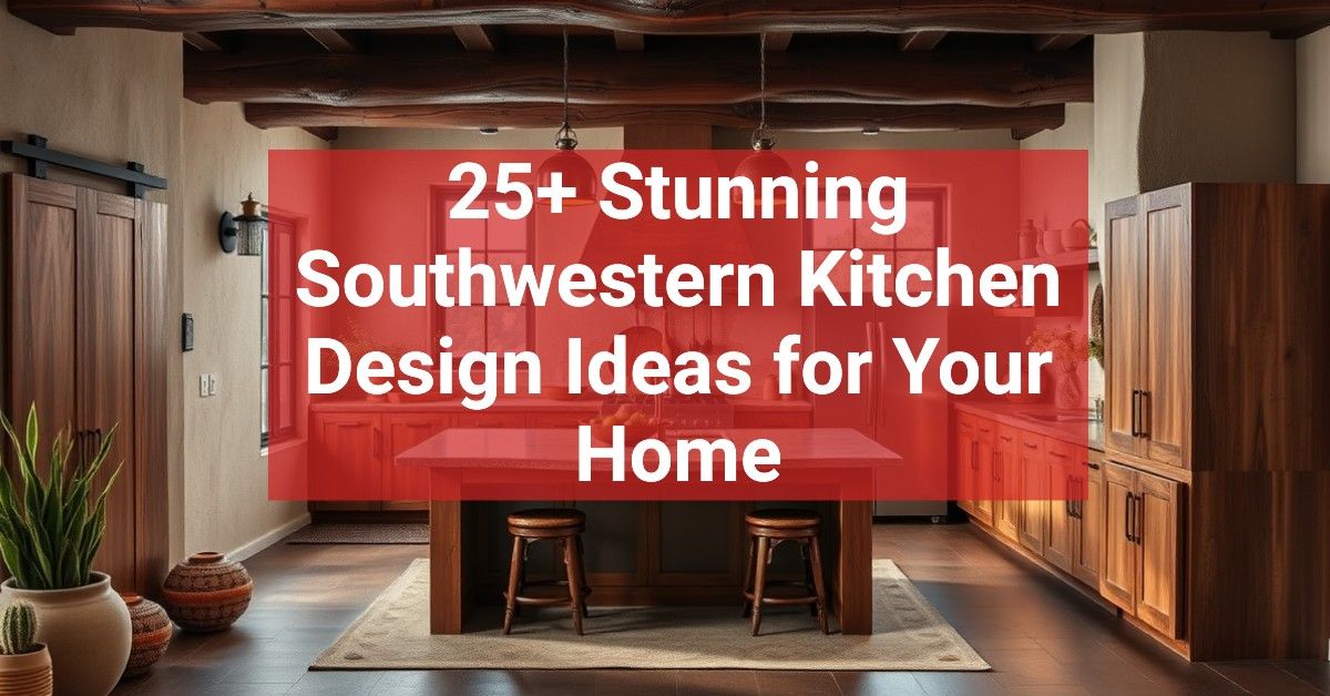 25+ Stunning Southwestern Kitchen Design Ideas for Your Home