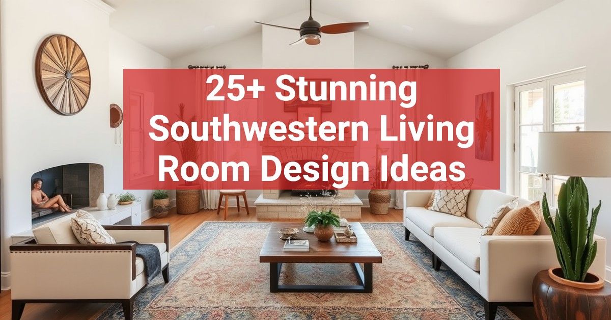 25+ Stunning Southwestern Living Room Design Ideas