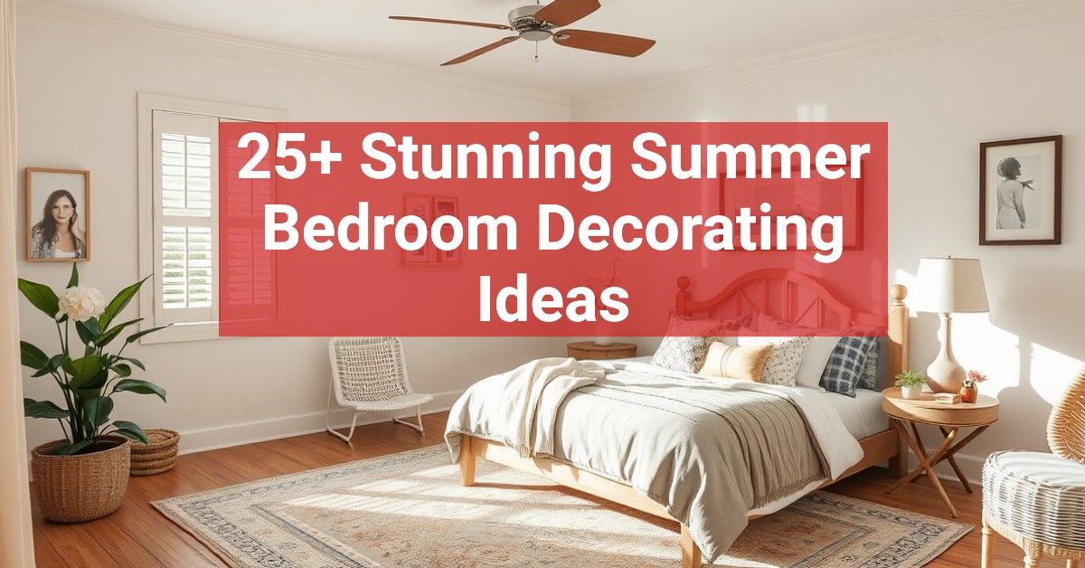 25+ Stunning Summer Bedroom Decorating Ideas