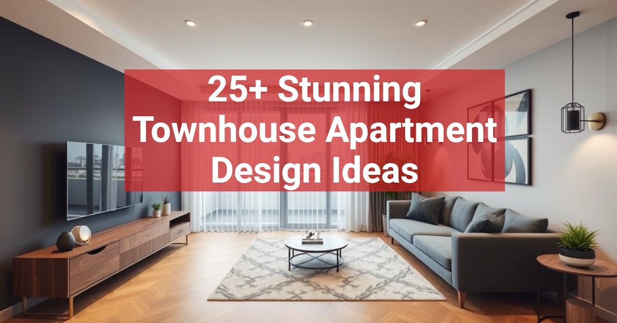 25+ Stunning Townhouse Apartment Design Ideas