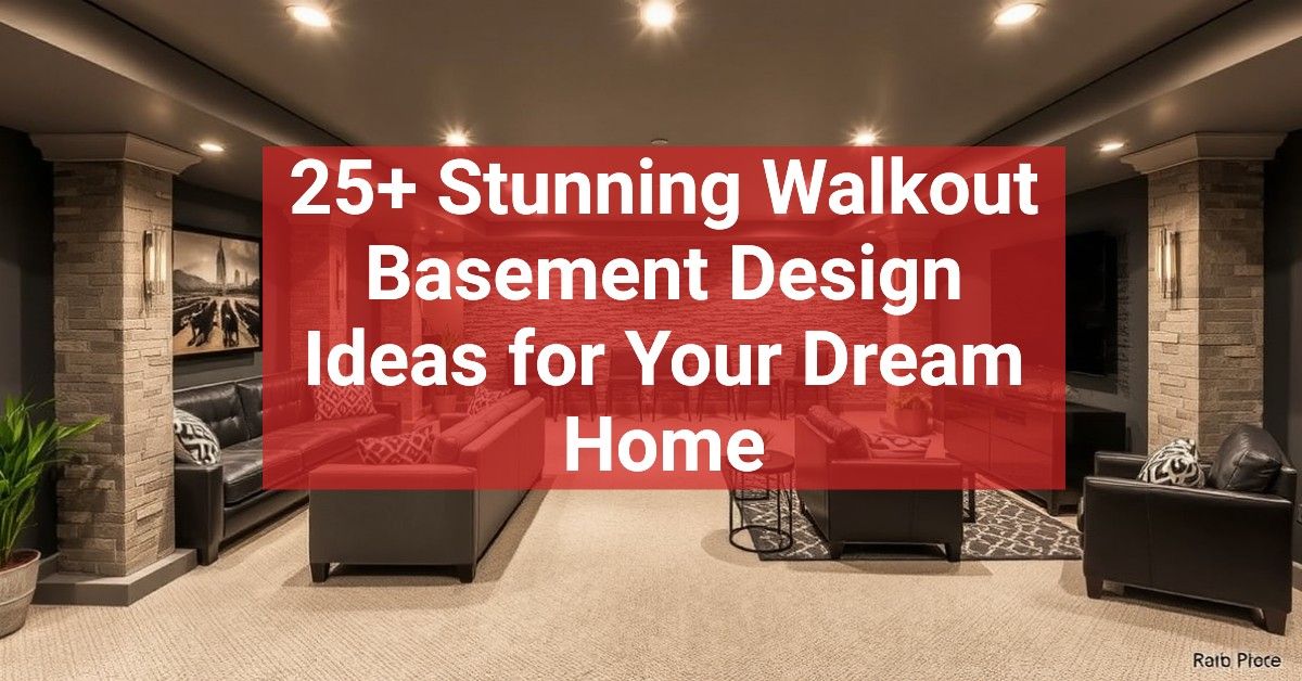 25+ Stunning Walkout Basement Design Ideas for Your Dream Home