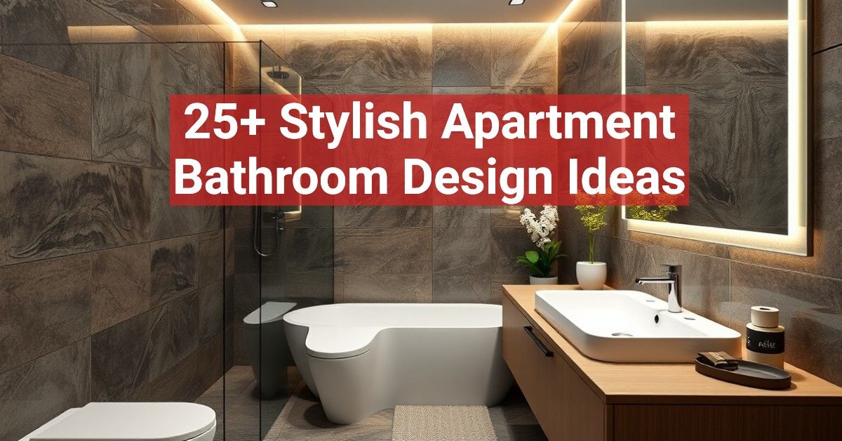 25+ Stylish Apartment Bathroom Design Ideas