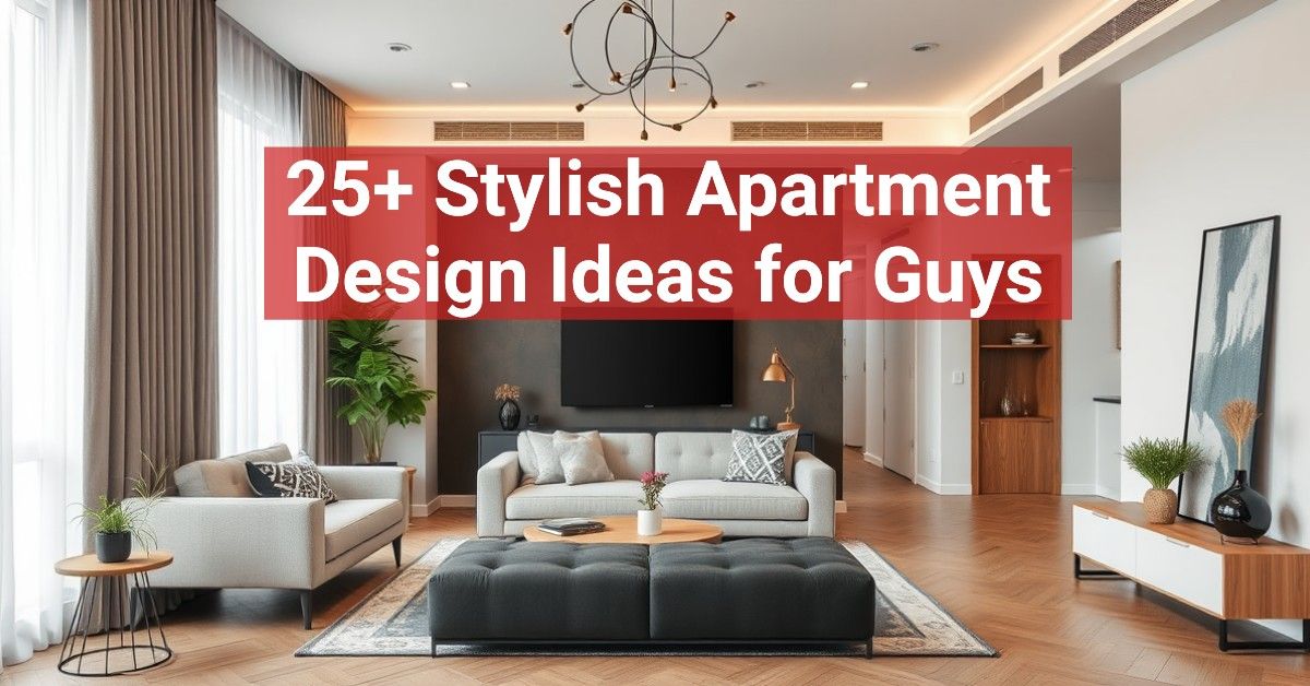 25+ Stylish Apartment Design Ideas for Guys