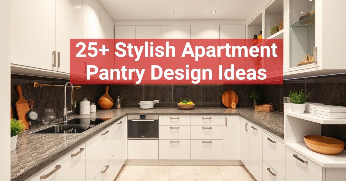 25+ Stylish Apartment Pantry Design Ideas