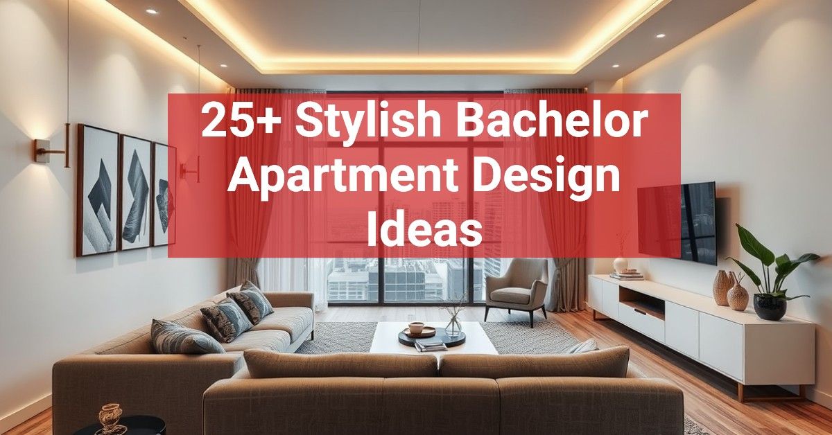 25+ Stylish Bachelor Apartment Design Ideas