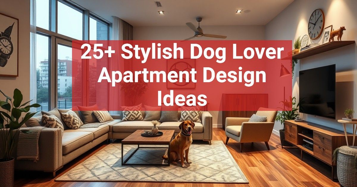 25+ Stylish Dog Lover Apartment Design Ideas