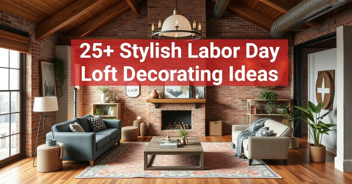 25+ Stylish Labor Day Loft Decorating Ideas