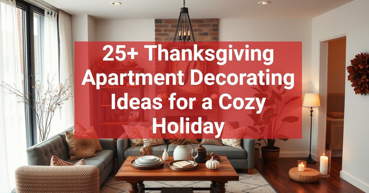 25+ Thanksgiving Apartment Decorating Ideas for a Cozy Holiday