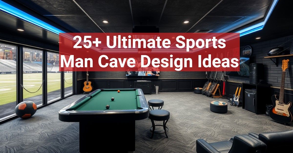 25+ Ultimate Sports Man Cave Design Ideas