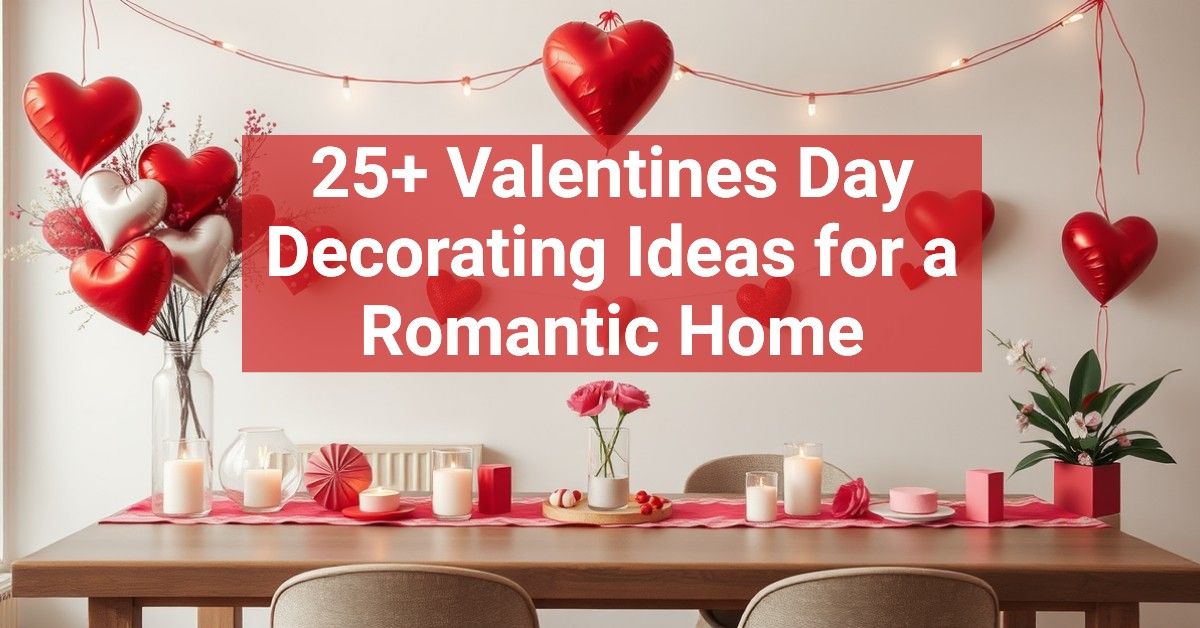 25+ Valentines Day Decorating Ideas for a Romantic Home