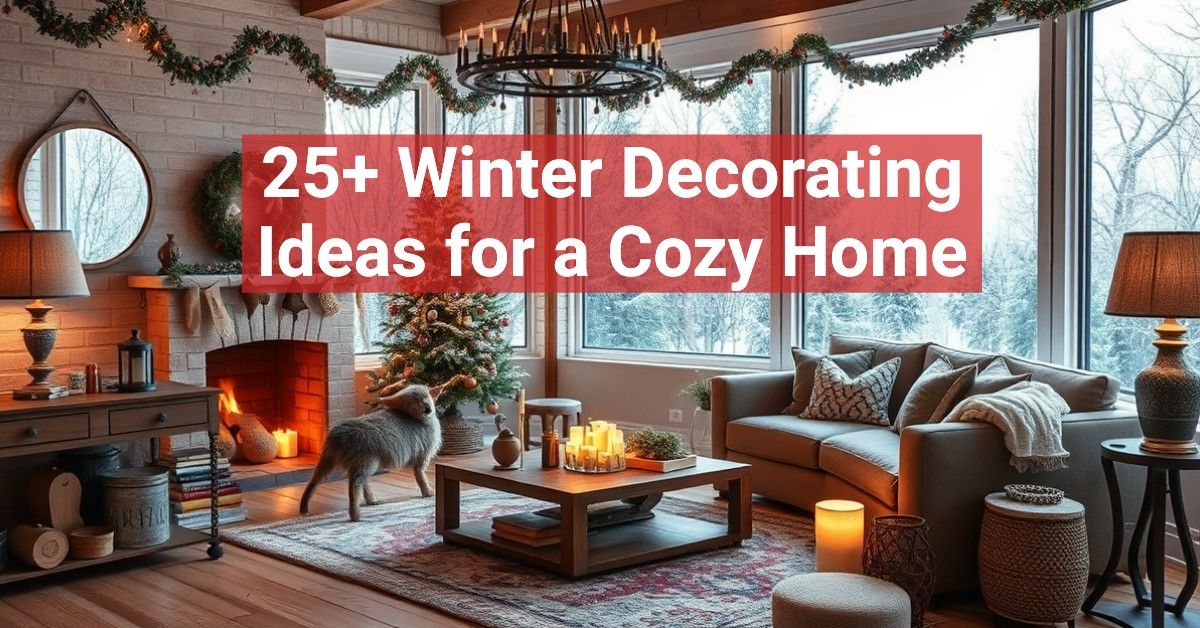 25+ Winter Decorating Ideas for a Cozy Home