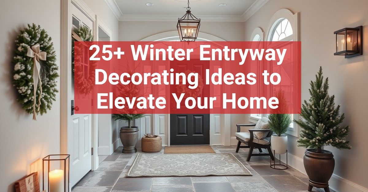 25+ Winter Entryway Decorating Ideas to Elevate Your Home