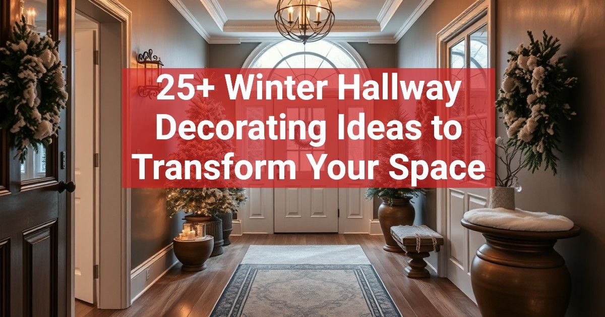 25+ Winter Hallway Decorating Ideas to Transform Your Space