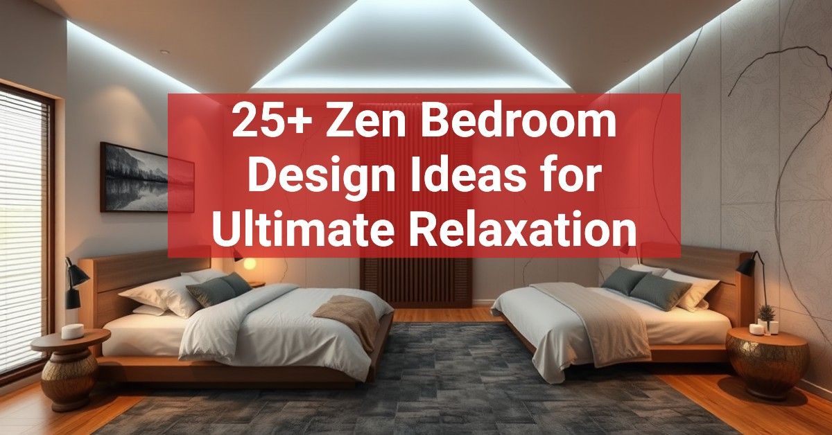 25+ Zen Bedroom Design Ideas for Ultimate Relaxation