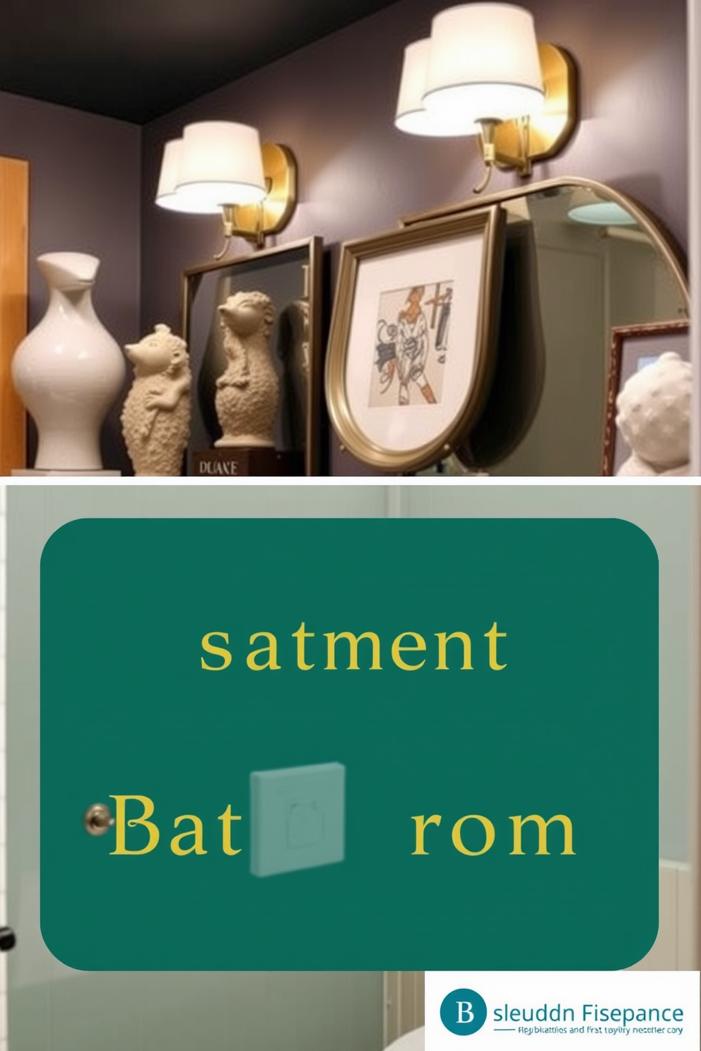 A cozy basement bathroom features vintage fixtures that add character and charm. The space includes a clawfoot tub surrounded by subway tiles and a retro pedestal sink with antique brass faucets. The walls are painted in a soft cream color, creating a warm and inviting atmosphere. A woven basket filled with plush towels sits beside the tub, while a vintage mirror hangs above the sink, reflecting the room's unique style.