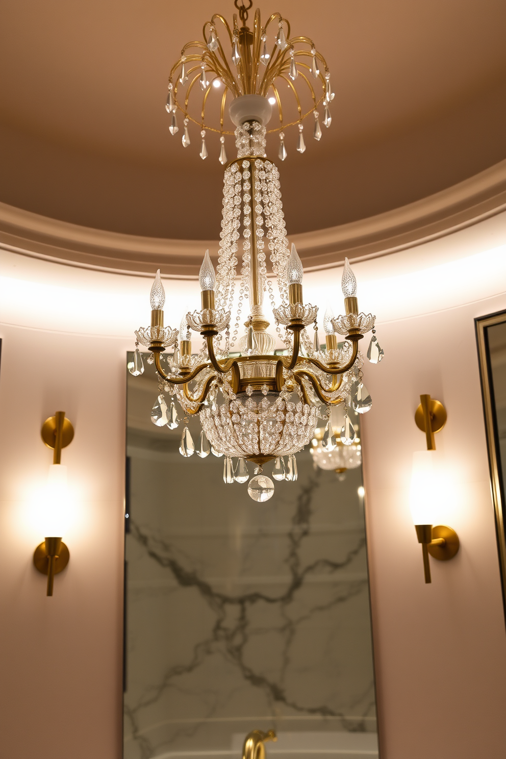 A minimalist bathroom features flush mount ceiling lights that provide a clean and simple illumination. The lights are strategically placed to enhance the overall ambiance while maintaining an uncluttered aesthetic. The walls are painted in a soft white tone, which reflects the light beautifully. Elegant fixtures complement the lighting design, creating a cohesive and inviting space.