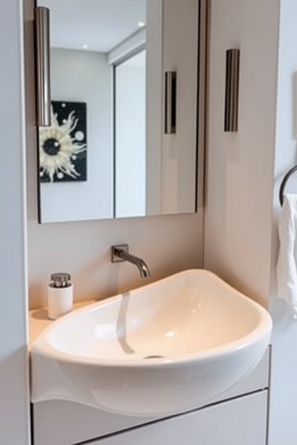 A beautifully designed bathroom features a textured sink that serves as a focal point, adding depth and character to the space. The sink is complemented by sleek fixtures and surrounded by elegant materials that enhance its visual appeal. Incorporating a textured sink can transform a standard bathroom into a sophisticated retreat. The unique surface of the sink creates a stunning contrast against smooth countertops and polished tiles, elevating the overall design.