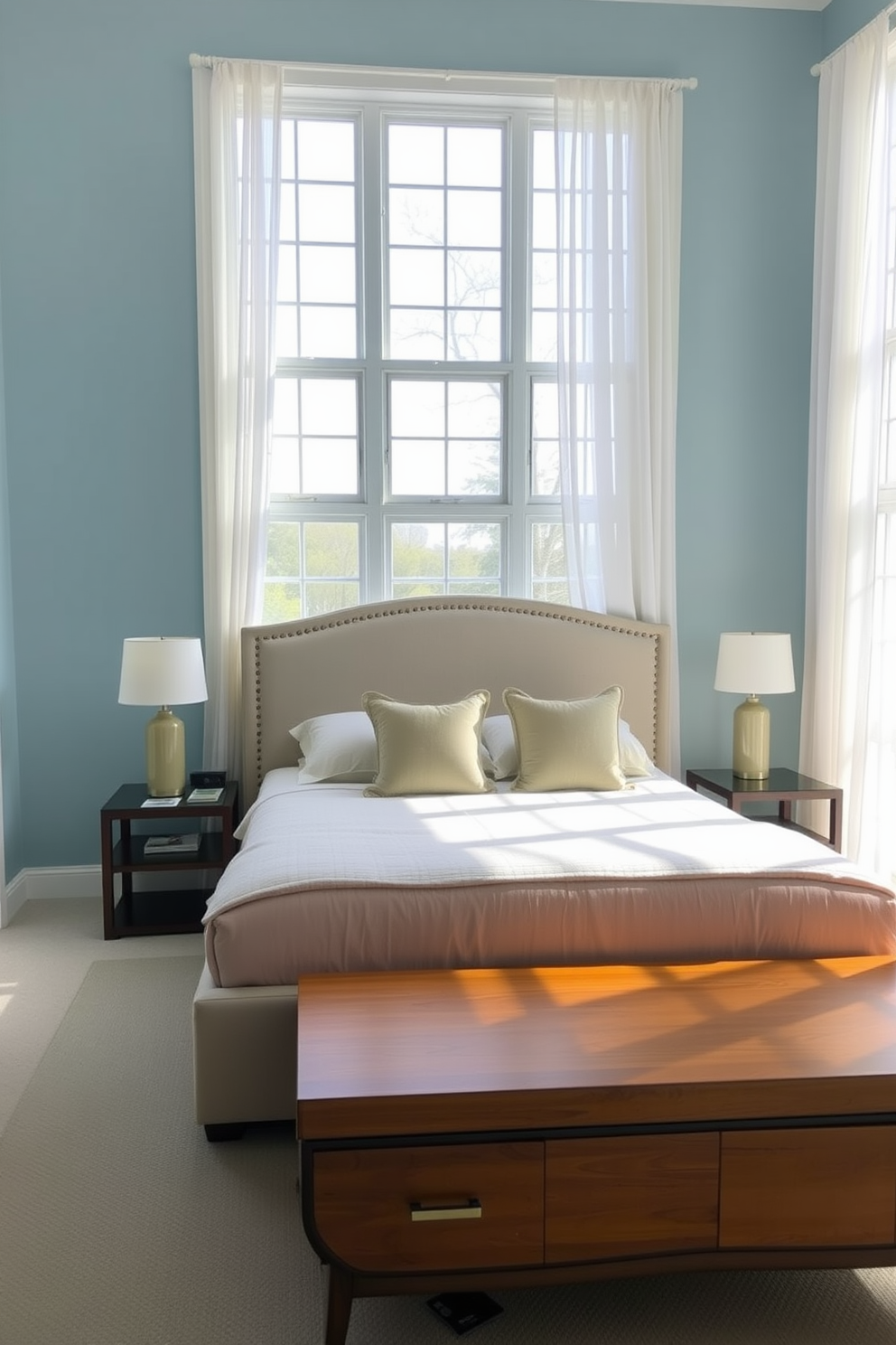 A tranquil meditation corner nestled in a cozy bedroom. Soft natural light filters through sheer curtains, illuminating a plush floor cushion surrounded by potted plants. A small wooden side table holds a calming essential oil diffuser and a stack of inspirational books. The walls are painted in soothing pastel tones, creating a peaceful atmosphere conducive to relaxation.