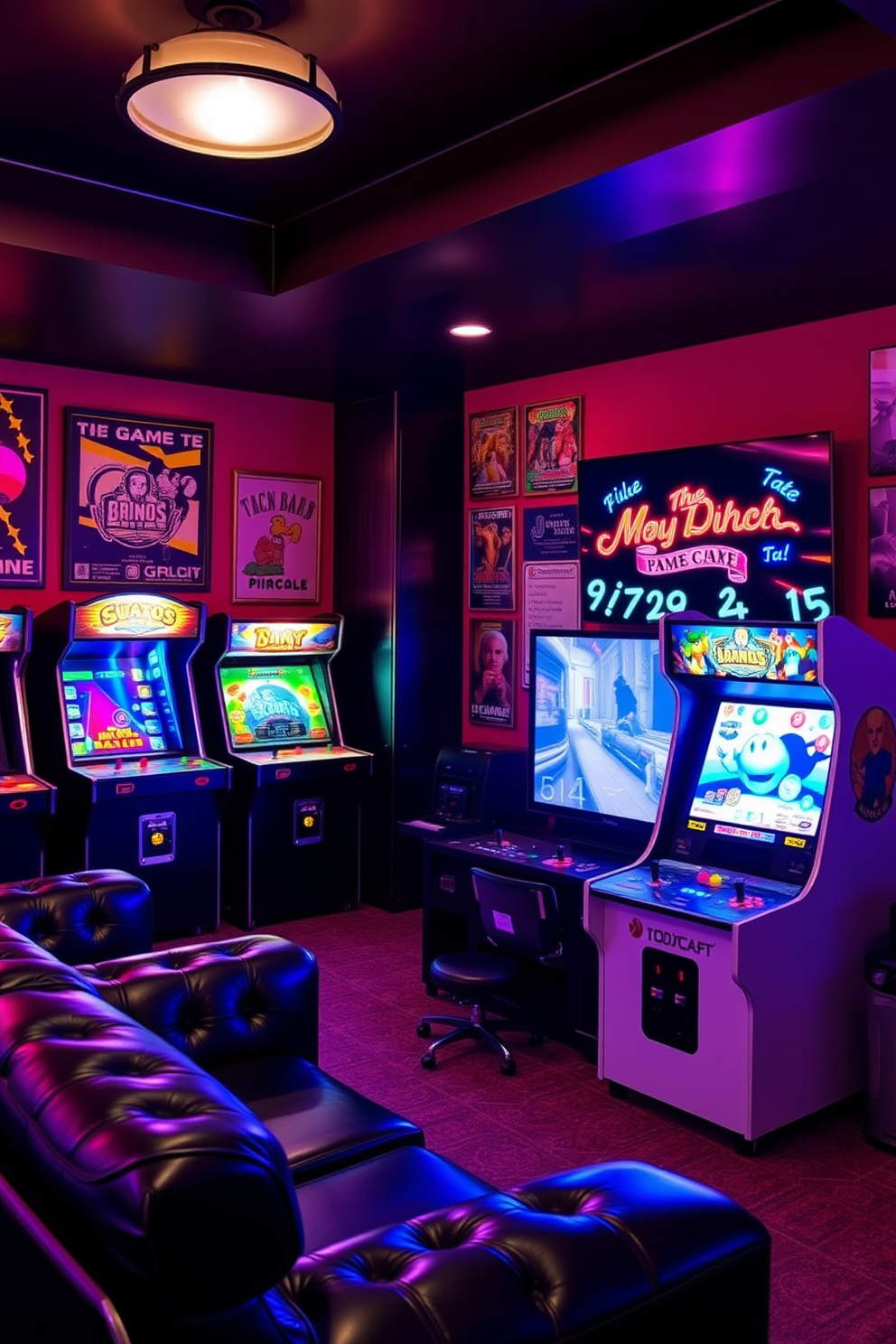 Classic arcade games for nostalgic fun. Imagine a vibrant game room filled with retro arcade cabinets, neon lights illuminating the space, and vintage posters adorning the walls. Black Man Cave Design Ideas. Picture a stylish man cave featuring dark leather furniture, a sleek bar area with black cabinetry, and a wall-mounted flat-screen TV surrounded by soundproof panels for an immersive viewing experience.