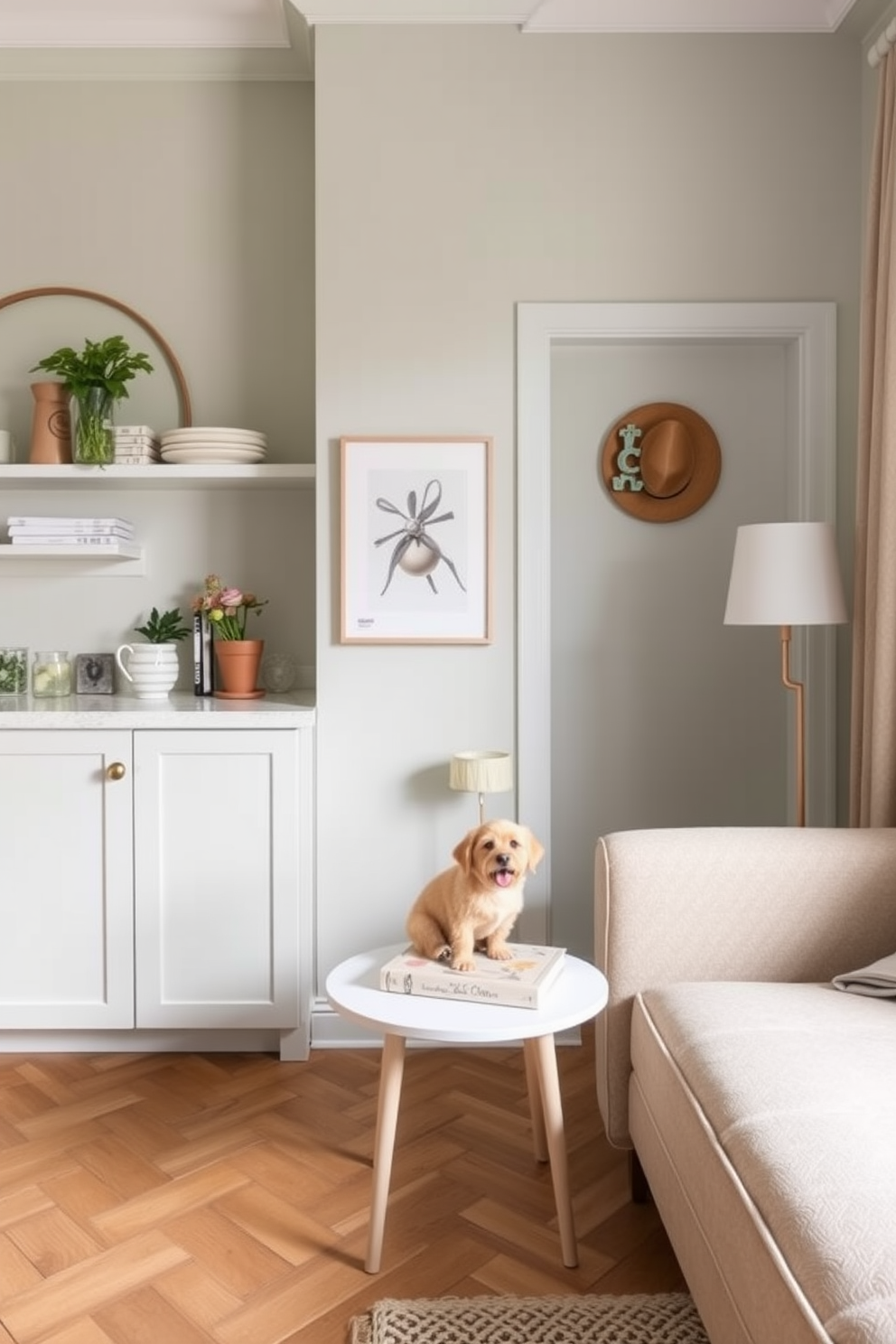 Pet safe paint colors for a fresh look. Soft pastel shades create a calming environment while ensuring safety for your furry friends. Dog lover apartment design ideas. Incorporate durable materials and stylish storage solutions to accommodate your pet's needs without sacrificing aesthetic appeal.