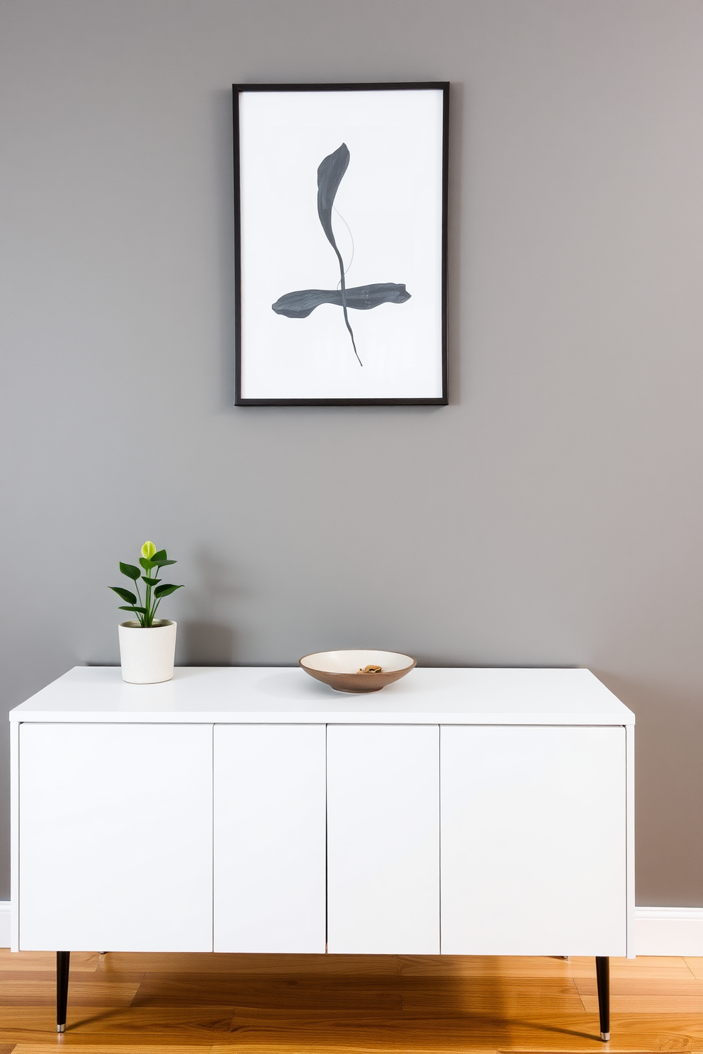 A vintage clock with ornate detailing hangs prominently on the wall, adding a touch of classic charm to the space. Below it, an elegant entryway table made of dark wood features intricate carvings and a polished surface, perfect for displaying decorative items. On the table, a small potted plant sits alongside a stack of vintage books, enhancing the warm and inviting atmosphere. The walls are painted in a soft cream color, providing a subtle backdrop that highlights the timeless beauty of the clock and table design.