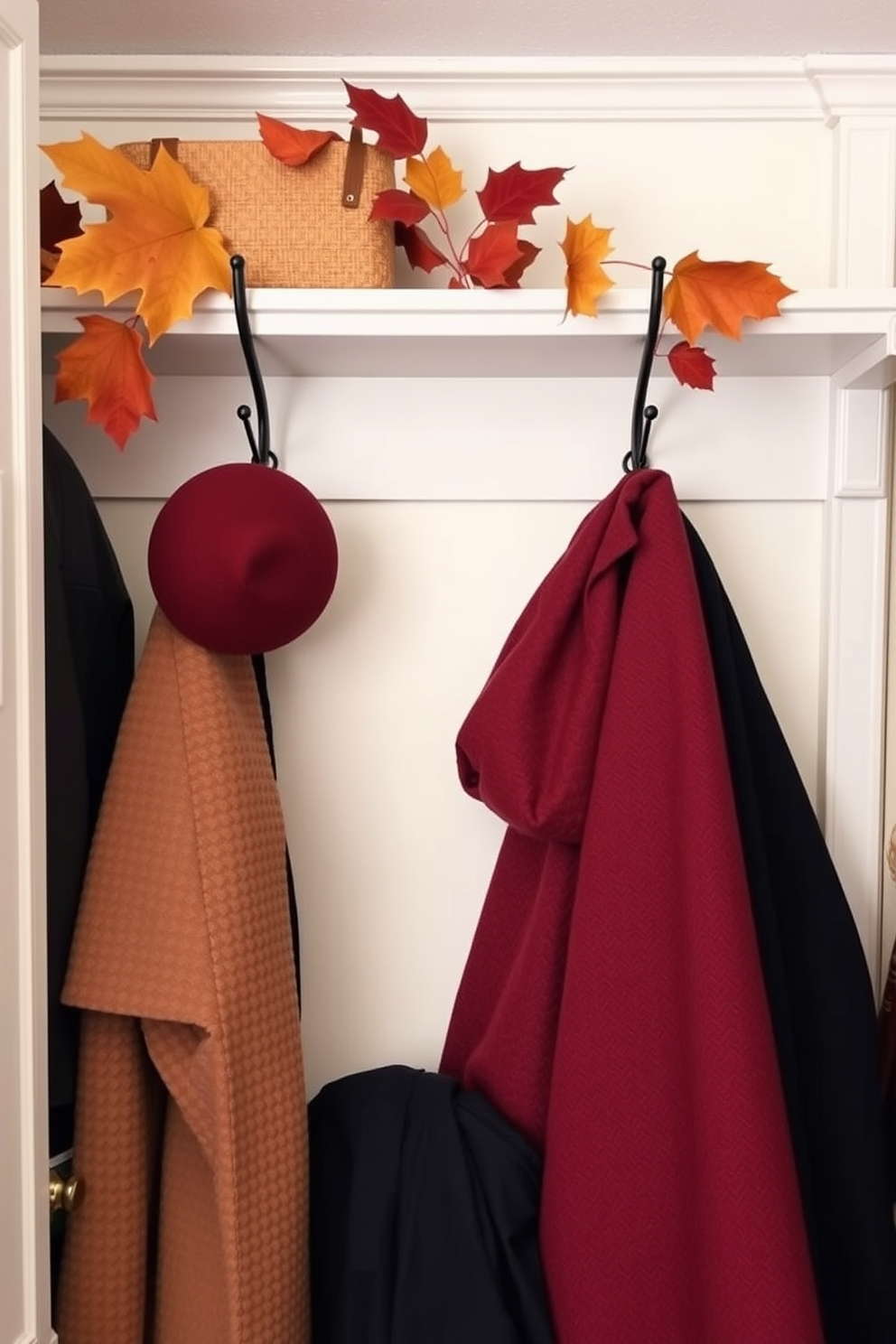 Coordinated hangers create a polished and cohesive look in your fall closet. Choose hangers in complementary colors and materials to enhance your seasonal wardrobe display. Incorporate seasonal decorations such as small pumpkins or autumn leaves to add a touch of fall charm. Utilize decorative boxes or baskets to organize accessories and maintain a tidy appearance.