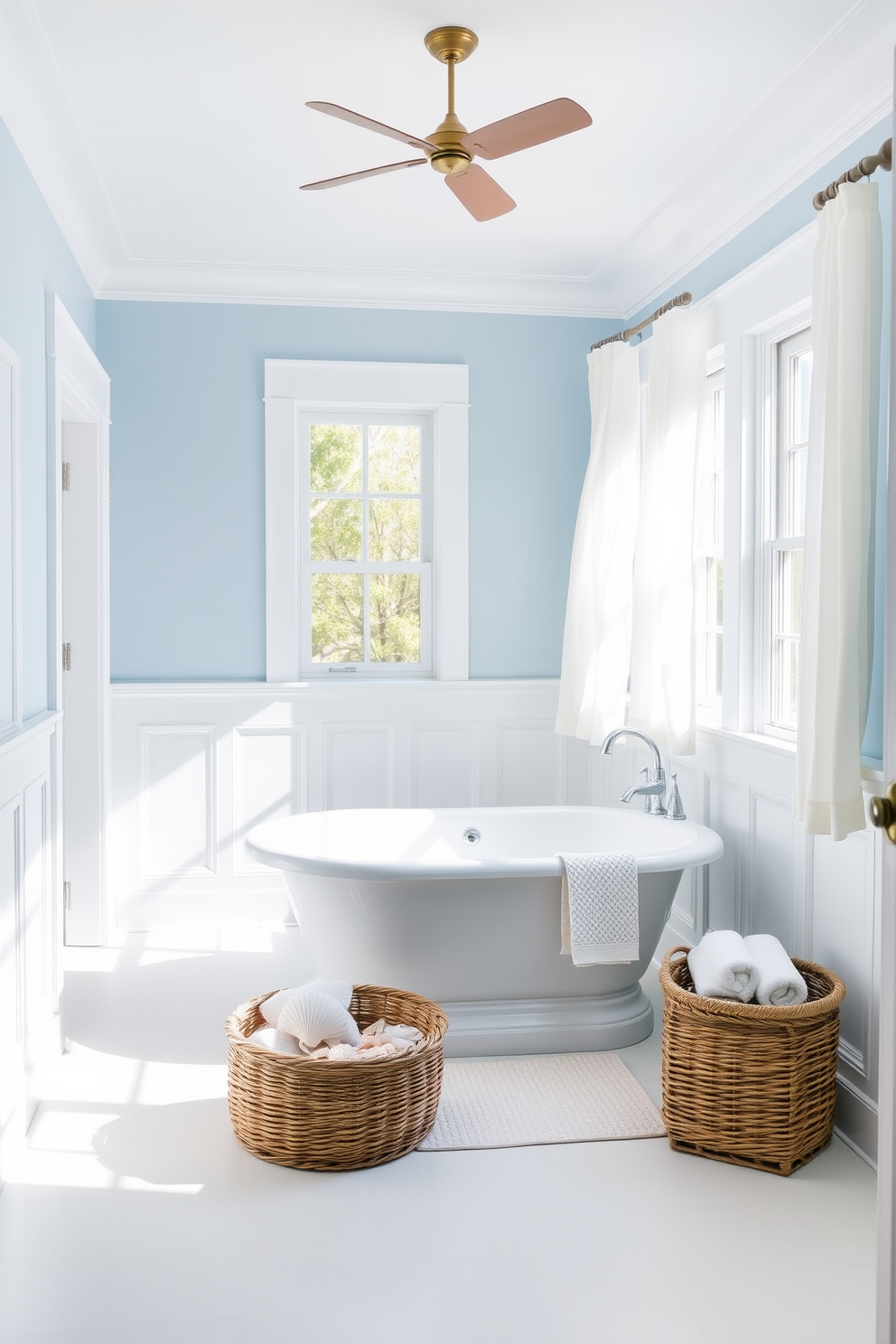 A compact full bathroom design featuring clever storage solutions. The space includes a sleek wall-mounted vanity with integrated shelving, maximizing floor space while providing essential storage. The walls are adorned with light-colored tiles that create an illusion of openness, complemented by a large mirror that reflects natural light. Innovative features like a recessed shower niche and built-in cabinetry enhance functionality without compromising style.