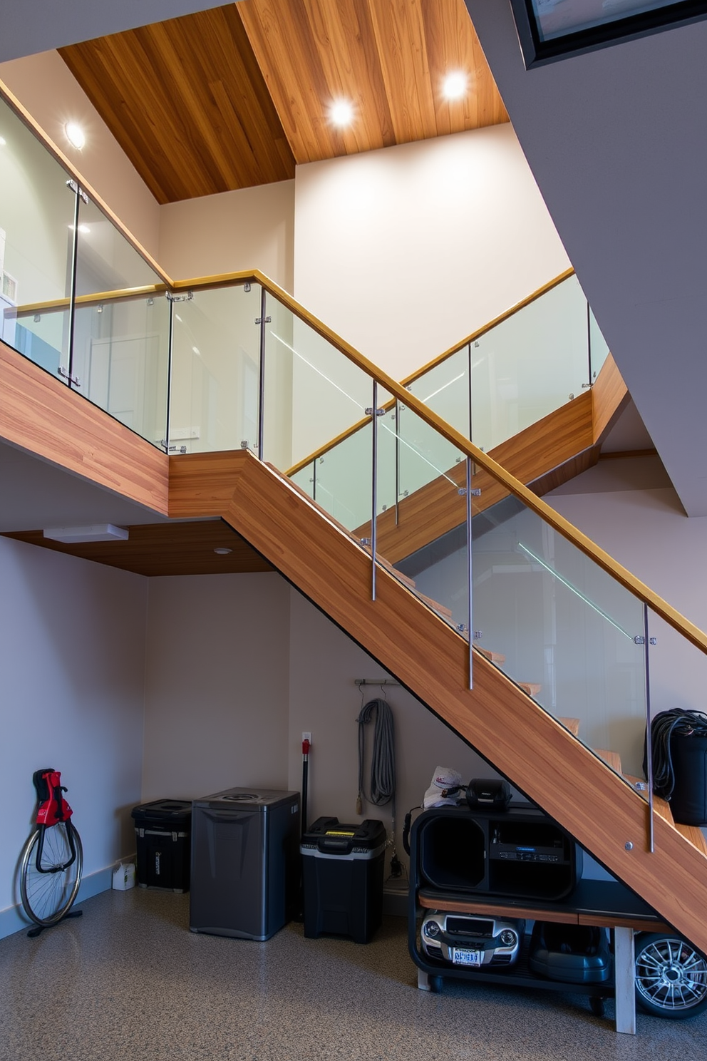 Colorful painted stairs create a vibrant and inviting atmosphere in any home. Each step features a different bold color, enhancing the overall aesthetic and making a statement in the space. The staircase is framed by sleek metal railings that complement the lively hues. Soft lighting illuminates the stairs, ensuring safety while highlighting the cheerful design.