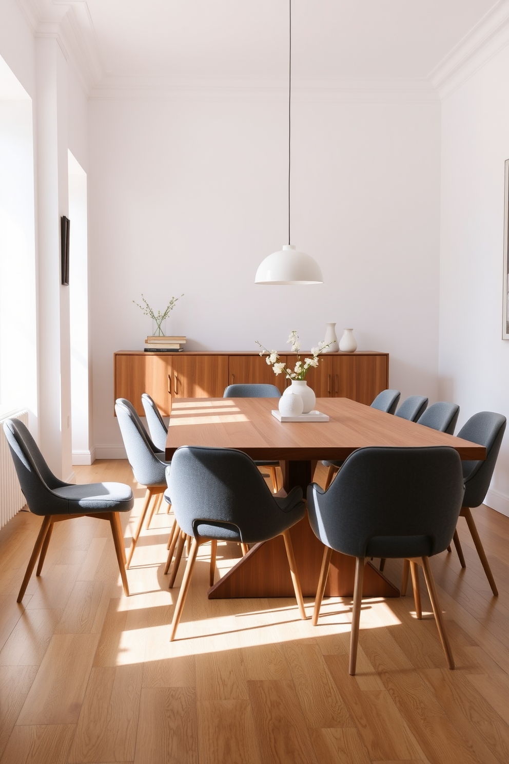 A stylish gray apartment featuring an industrial gray coffee table with sleek metal legs as the focal point. The space is adorned with contemporary furniture, showcasing a blend of comfort and modern aesthetics.