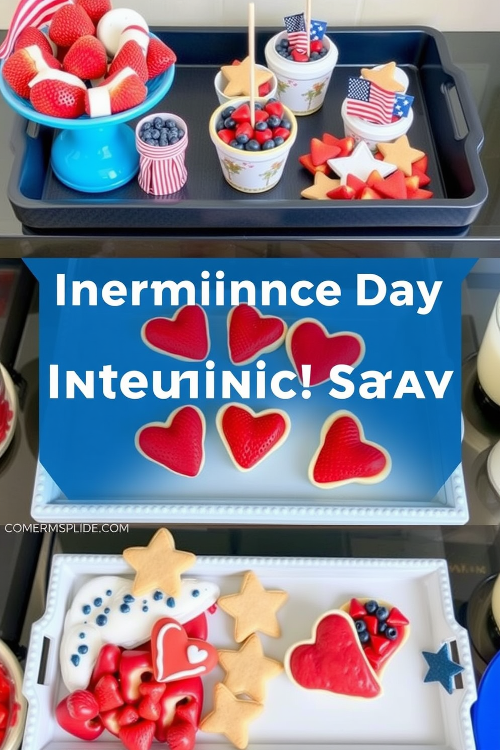 Create a charming display of decorative bowls filled with vibrant red candies to celebrate Independence Day. Arrange the bowls on a small table, complementing the festive theme with subtle patriotic accents. Incorporate small space decorating ideas by utilizing vertical shelves to showcase the bowls. Use a mix of textures and colors to enhance the visual interest while maintaining a cohesive look.