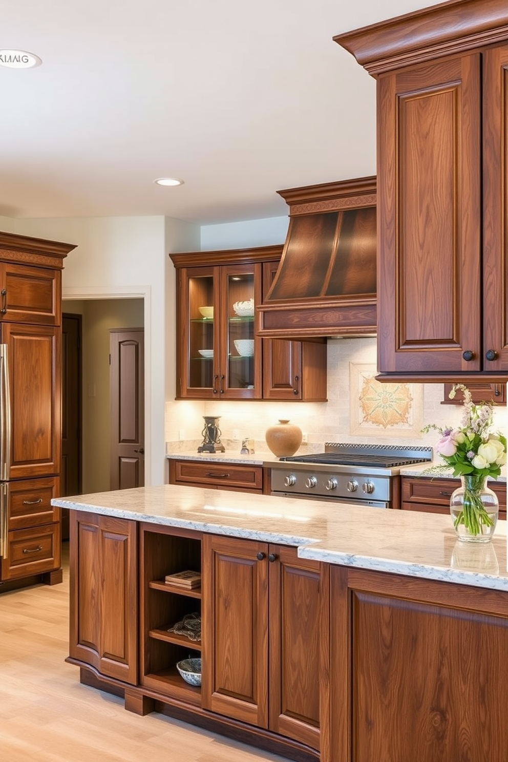 Contemporary cabinets with asymmetrical designs create a striking focal point in the kitchen. The sleek lines and unique shapes add a modern touch, enhancing both functionality and aesthetic appeal. Incorporate a mix of materials such as wood and metal for a dynamic look. Bold colors and finishes can further emphasize the innovative design, making the kitchen a standout space.