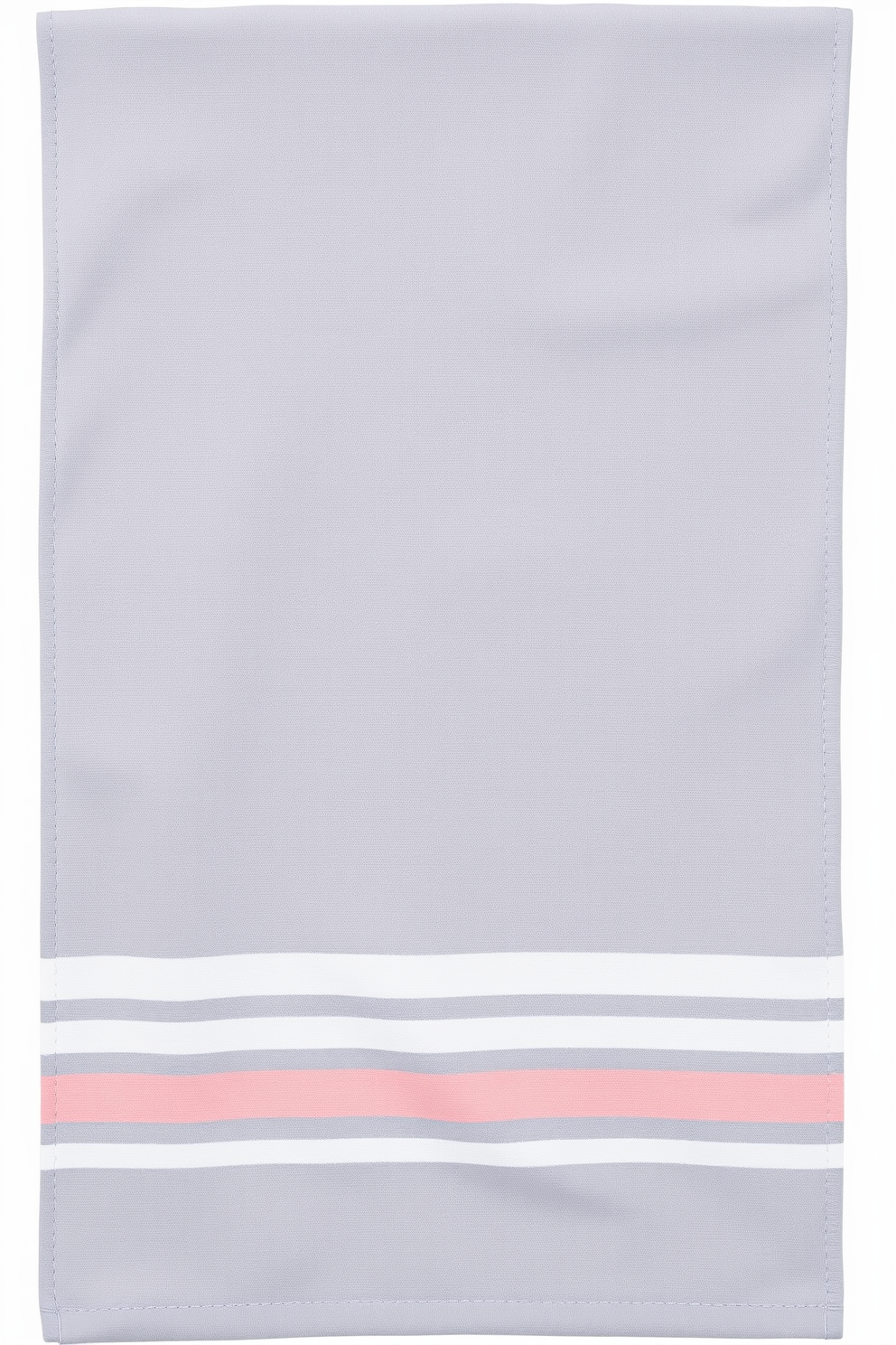 A clean and modern kitchen towel featuring simple striped designs in soft pastel colors. The stripes are evenly spaced, creating a fresh and minimalistic look that complements any kitchen decor. The towel is made of high-quality cotton for absorbency and durability. It is designed to hang neatly on a towel rack or be folded elegantly on a countertop.