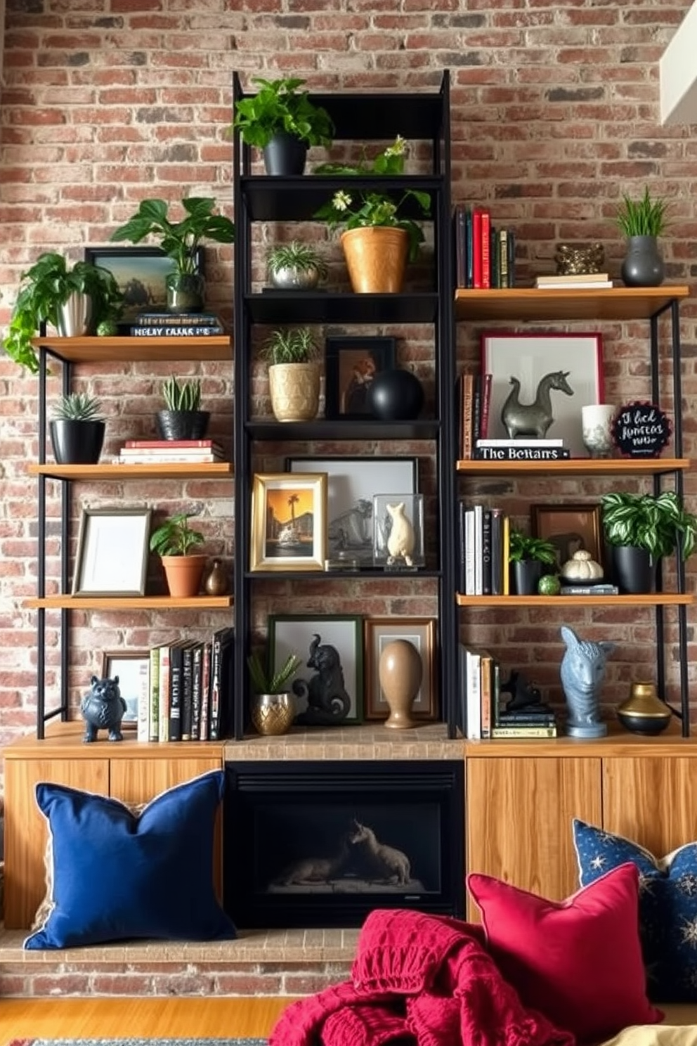 A cozy reading nook featuring a plush armchair upholstered in soft fabric. A small side table holds a steaming cup of tea and a stack of well-loved books, while a warm throw blanket drapes over the armrest. In the background, a tall bookshelf filled with colorful novels adds character to the space. Soft lighting from a nearby floor lamp creates an inviting atmosphere perfect for relaxation.