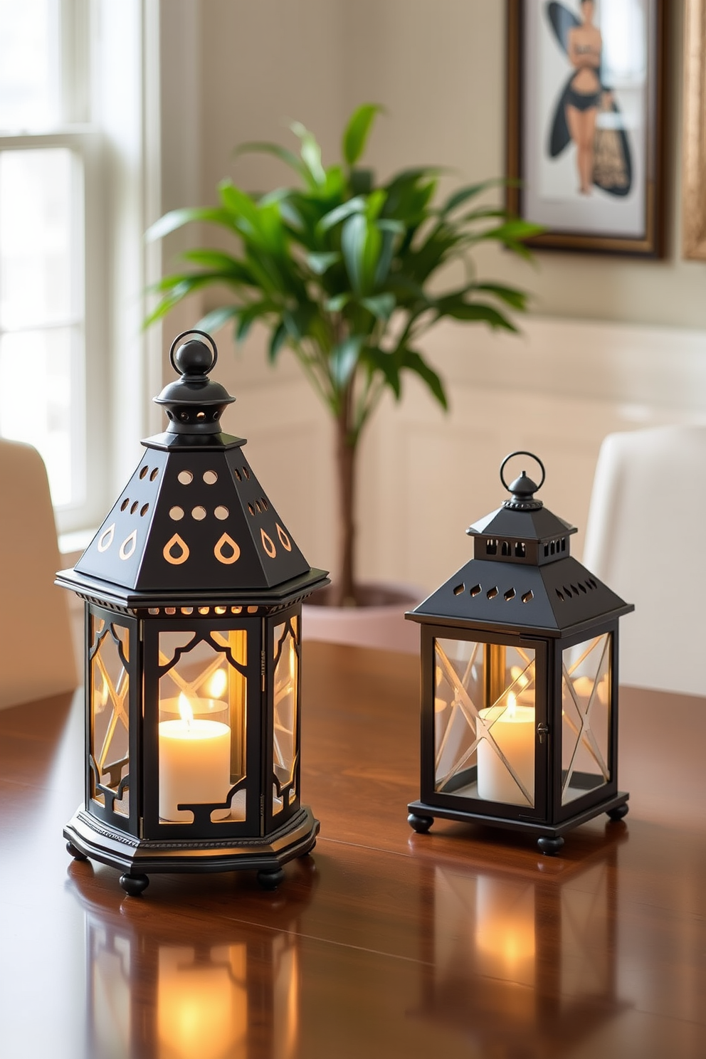 Tabletop lanterns create a warm and inviting atmosphere with their soft evening glow. These elegant lanterns can be placed on a dining table or side tables to enhance the ambiance during Labor Day gatherings. For small space decorating ideas, consider using multifunctional furniture that maximizes utility without sacrificing style. Incorporate vertical storage solutions to keep the area organized while adding decorative elements that reflect your personal taste.