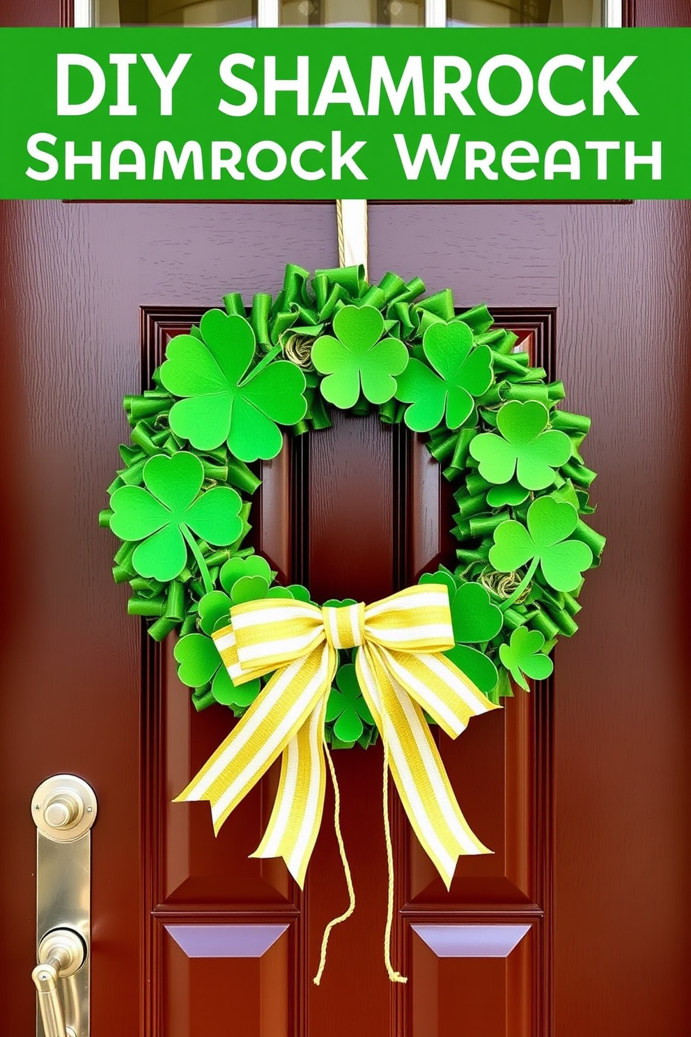 A charming living room adorned with vintage Irish postcards as wall art. The postcards are framed in rustic wood and arranged in a creative collage above a cozy sofa, enhancing the festive St. Patrick's Day atmosphere. On a side table, a collection of green and gold decorative items complements the theme. A cheerful garland of shamrocks drapes across the mantel, adding a touch of whimsy to the space.