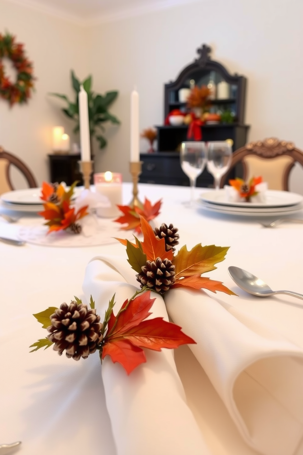 Faux fur throws are draped elegantly over modern dining chairs in a stylish apartment setting. The warm textures of the throws complement the sleek lines of the furniture, creating a cozy and inviting atmosphere for Thanksgiving gatherings.