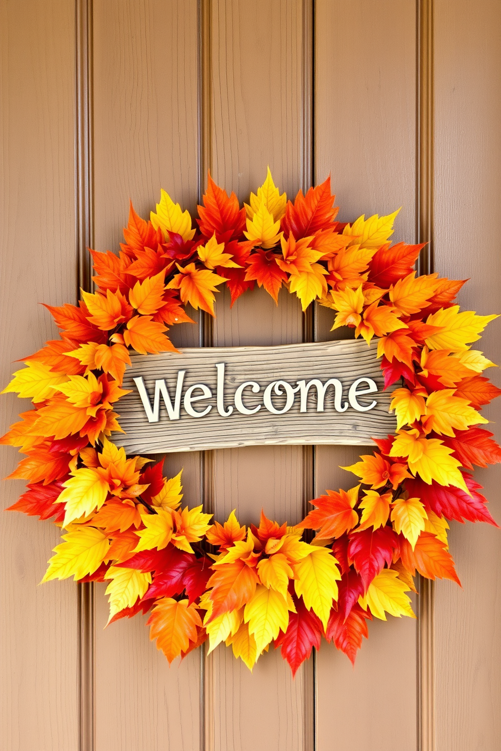 Miniature hay bales are arranged as charming decor accents on the front porch, adding a rustic touch to the Thanksgiving theme. Surrounding the hay bales are vibrant pumpkins and gourds, creating a warm and inviting atmosphere for guests.