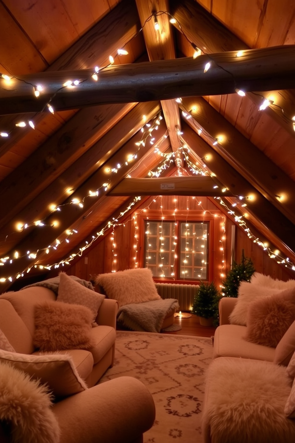 Layered rugs create a cozy and inviting atmosphere in a winter attic. Soft textures and contrasting patterns add depth, while warm colors enhance the overall comfort of the space. Incorporate rustic elements like wooden beams and vintage furniture to accentuate the charm of the attic. Soft lighting and plush throws complete the look, making it a perfect retreat during the chilly months.